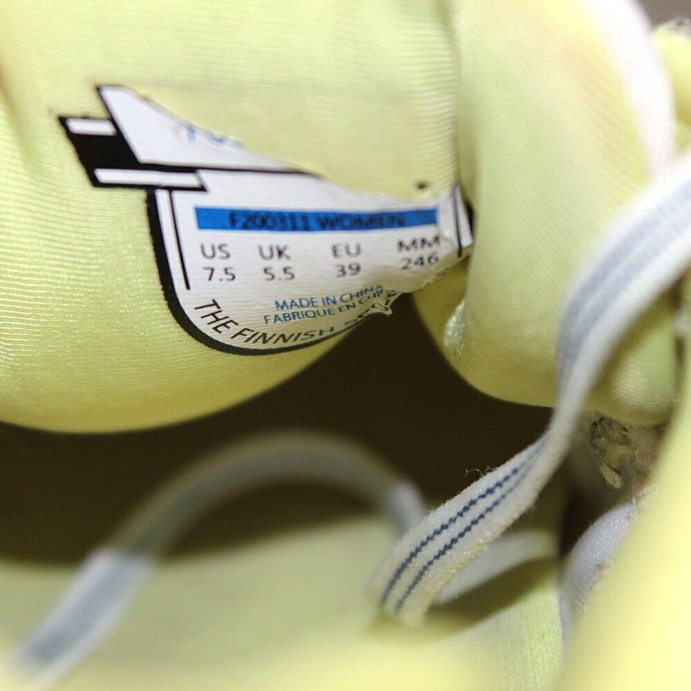 Karhu Women's Fusion Ortix 2021 Athletic Running Shoes Size 7.5 White/Yellow - Picture 5 of 8
